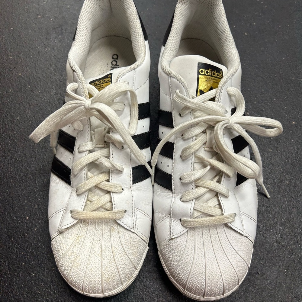 Adidas White and Black Sneakers
